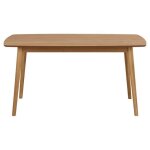 Naila table de salle � manger 80 x 150 cm finition ch�ne d�lav�.