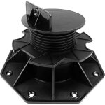 Naizy wpc palier de terrasse rev�tement de sol ext�rieur pied poutre plaque r�glable en hauteur bois ...