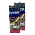 Najjar - lot 2x caf� arabica br�silien moulu - sachet 450g