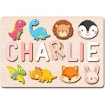 Puzzle personnalis - enfants - puzzle en bois - moins de 100 pices - couleurs personnalises - cadeau ...