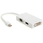 Napoulen® câble adaptateur 3 en 1 thunderbolt mini display port dp vers hdmi vga dvi pour mac cc3009 Napoulen® câble adaptateur 3 en 1 thunderbolt mini display port dp vers hdmi vga dvi pour mac cc3009