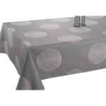 Nappe anti - taches cercles gris