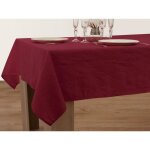 Nappe anti - taches froiss�e bordeaux