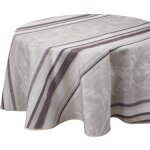 Nappe anti - tache ronde 160 cm - arabesque Nappe anti - tache ronde 160 cm - arabesque