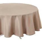 Atmosphera - nappe anti - taches ronde ophy - diam 180 cm - couleur lin