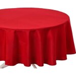 Atmosphera - nappe anti - taches ronde ophy - diam 180 cm - rouge