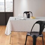 Nappe antitache rectangulaire 150x240 cm - formes graphiques - multicolore Nappe antitache rectangulaire 150x240 cm - formes graphiques - multicolore
