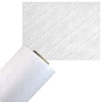 Nappe blanche en papier gaufré 25m Nappe blanche en papier gaufré 25m