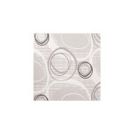 Sous - nappes bulgommes - promo linge - circle - 140 x 140 cm - blancgris