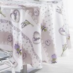 Nappe - charme naturel - 1m80 - anti tache - infroissable Nappe - charme naturel - 1m80 - anti tache - infroissable