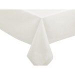 Nappe jane coton chambray blanc 140x240cm - atmosphera cr�ateur dint�rieur