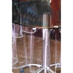 Nappe crystal toutes dimensions (transparent nappe crystal ronde 160 cm)
