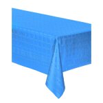 Nappe damass�e turquoise
