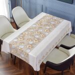 Nappe enduite - noname - rectangulaire - 140x180cm - brun clair - anti tache Nappe enduite - noname - rectangulaire - 140x180cm - brun clair - anti tache