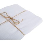 Nappe gaze de coton blanche 130 x 240 cm - blanc