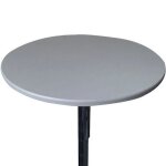 Nappe impermable  lhuile - haopyou - chemin de table - ronde - gris - diamtre 60cm / 70cm