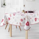 Nappe ovale de noel 2m40 x 1m50 réf i 544 anti tache et infroissable polyester multicolore Nappe ovale de noel 2m40 x 1m50 réf i 544 anti tache et infroissable polyester multicolore