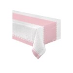 Nappe en papier c?urs roses 120 x 180 cm - rose Nappe en papier c?urs roses 120 x 180 cm - rose