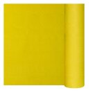 Nappe en papier damass� jaune en rouleau 118 x 25 m