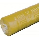 Nappe papier damass�e jaune 120x6m