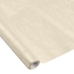 Nappe en papier - vitamina - damasse - 1. 18 x 5 m - couleur cr�me - protection de table