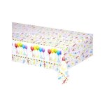Nappe plastique happy birthday 120 x 180 cm - multicolore Nappe plastique happy birthday 120 x 180 cm - multicolore