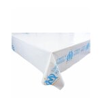 Nappe plastique om 130 x 180 cm - blanc