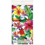 Nappe en plastique palm tropical luau 137 x 213 cm - multicolore