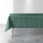 Nappe rectangulaire - douceur dinterieur - artchic - 150 x 240 cm - polyester - vert imprim�