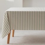 Nappe rectangulaire À rayures deau marine imperméable au toucher tissu 100 % coton lavable intérieur ... Nappe rectangulaire À rayures deau marine imperméable au toucher tissu 100 % coton lavable intérieur ...