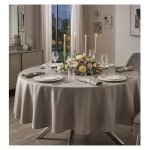 Nappe ronde anti tache 180 cm colors lin