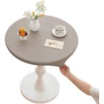 Nappe ronde �lastique grise 120 cm de diam�tre