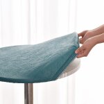 Nappe ronde �lastique - kal - nappe ronde 80cm bord �lastique plastique vert imperm�able anti - taches ...