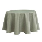 Nappe ronde infroissable et anti - tâches gris perle 160 cm - home maison - rond - uni - synthétique ... Nappe ronde infroissable et anti - tâches gris perle 160 cm - home maison - rond - uni - synthétique ...