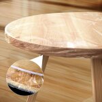 Nappe ronde transparente - jozsi - pvc haute qualit� - diam�tre 115 cm - bord �lastique antid�rapant