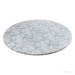 Nappe ronde en vinyle - marque - modèle - motif marbre - lavable - bord élastique Nappe ronde en vinyle - marque - modèle - motif marbre - lavable - bord élastique