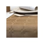 Nappe en rouleau papier damass� - gappy - kraft - 6 x 1. 18 m