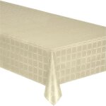 Nappe en rouleau - non spécifié - ivoire - 6 x 1. 18 m - jetable - papier damassé Nappe en rouleau - non spécifié - ivoire - 6 x 1. 18 m - jetable - papier damassé