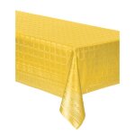 Nappe en rouleau papier damassé jaune Nappe en rouleau papier damassé jaune