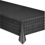 Nappe en rouleau papier damassé noir 6 m - noir Nappe en rouleau papier damassé noir 6 m - noir