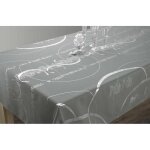 Nappe shiny - entretien facile gris clair