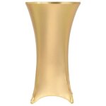 Nappes de table extensibles - vidaxl - 70 cm - doré - 2 pcs - synthétique Nappes de table extensibles - vidaxl - 70 cm - doré - 2 pcs - synthétique