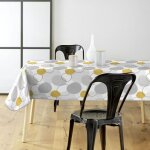 Nappe toile cirée disco 140x240cm jaune Nappe toile cirée disco 140x240cm jaune