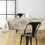 Nappe toile cirée imprimé merveille 140x240cm naturel Nappe toile cirée imprimé merveille 140x240cm naturel