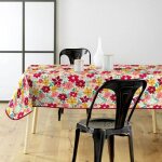 Nappe toile cire imprim milly 140x240cm multicolore