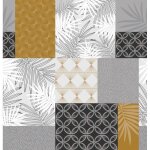 Nappe toile cir�e ovale 140 x 240 cm ? eden ocre ? imperm�able et antitache ? nappe roul�e et sans plis ...