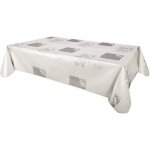 Cpm - nappe en toile cire rectangulaire provenale vera - l. 140 x l. 200 cm - blanc