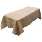 Nappe en toile de jute naturelle rectangle 150x250cm - marque - mod�le - naturelle - rectangulaire - ...