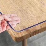 Nappe transparente en pvc - pzcc - 60x120 cm - �paisseur 15 mm - imperm�able - antid�rapante - r�sistante ...