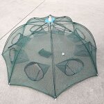 Nasse a poisson 8 trou filet de pche pli portable network hexagone filets de poisson coule crevisses ...